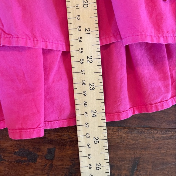 Eleven Stitch Design S Pink Swing Button Down Shirt Top Blouse Lagenlook - Picture 15 of 15